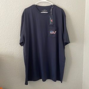 NWT Vineyard Vines Americana Whale Shirt, Men's 2XL
